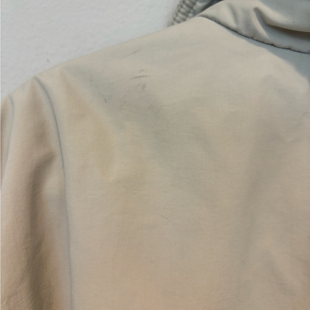 Vintage Eddie Bauer Men's Polartech Light Tan Windbreaker 164 Sale - Picture 6 of 8